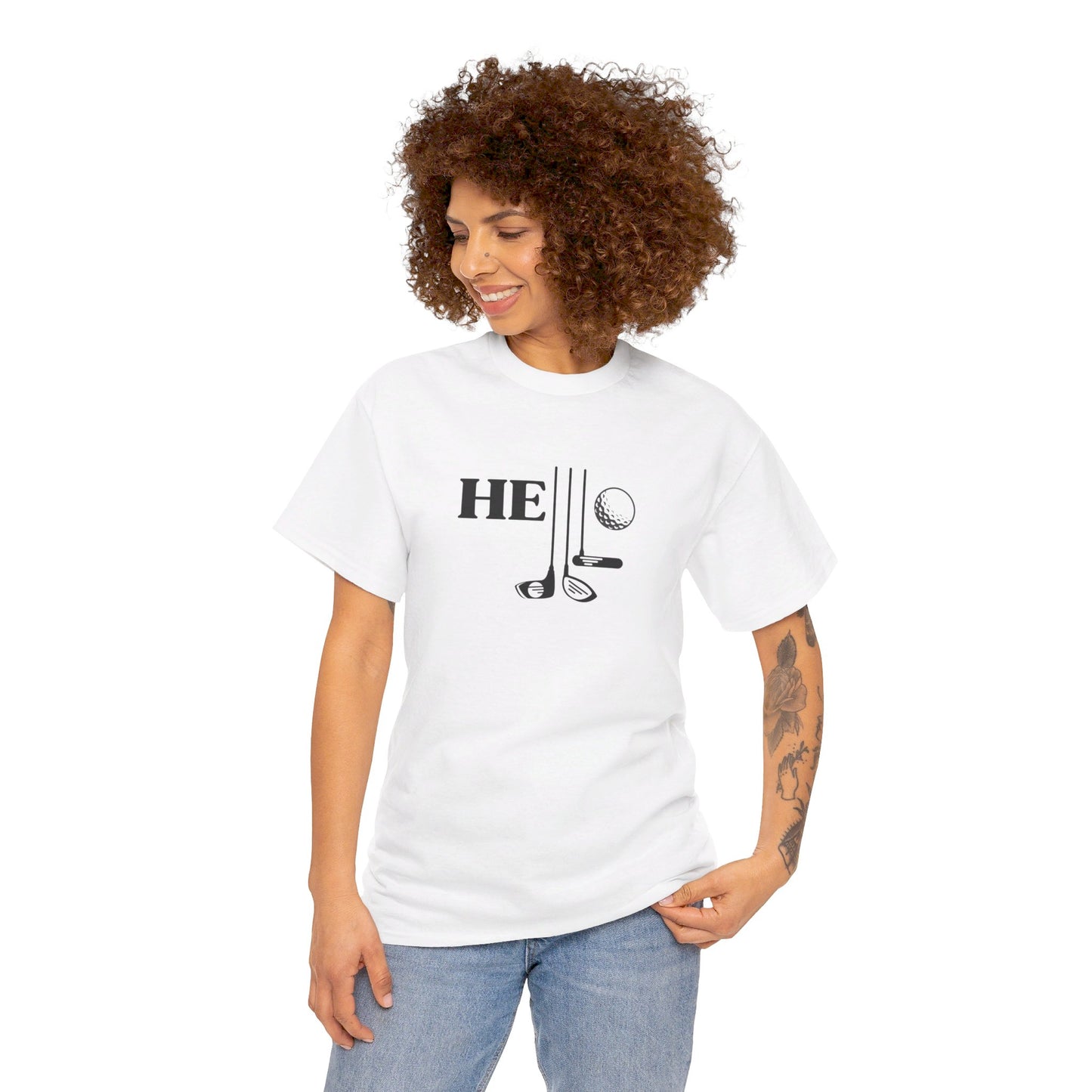 Hello Golf-themed Tee