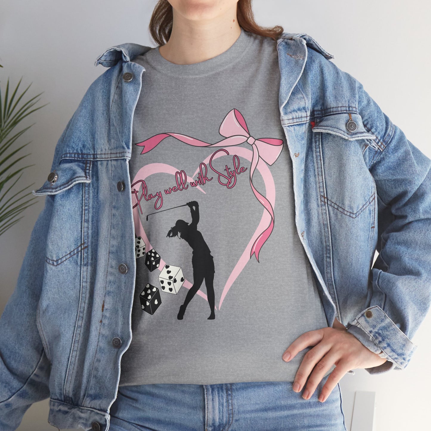 Play Well with Style Golf-themed Tee Elevate Your Game