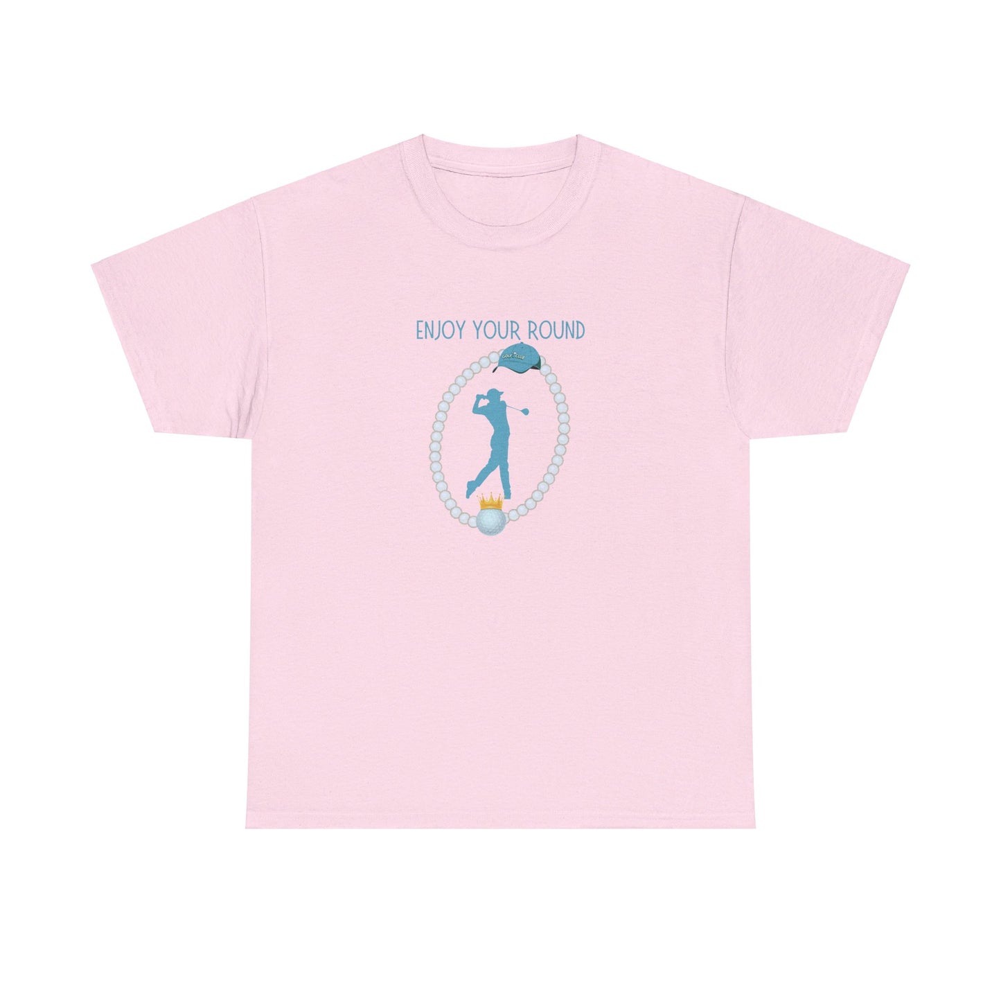 Heavy Cotton Enjoy Your Round Tee - Elevate Your Golfing Experience