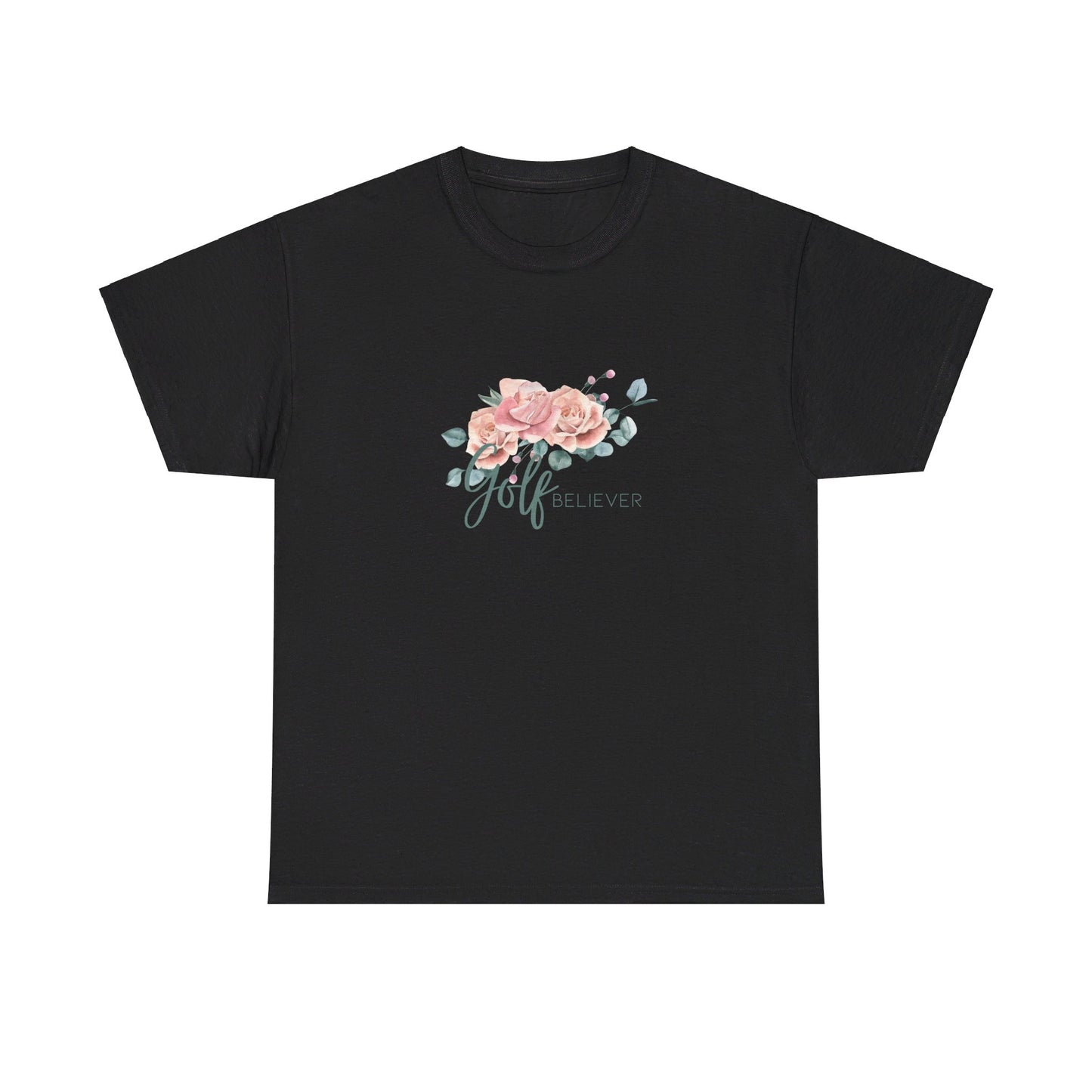 Heavy Cotton Golf Believer Tee - A Touch of Romance on the Green