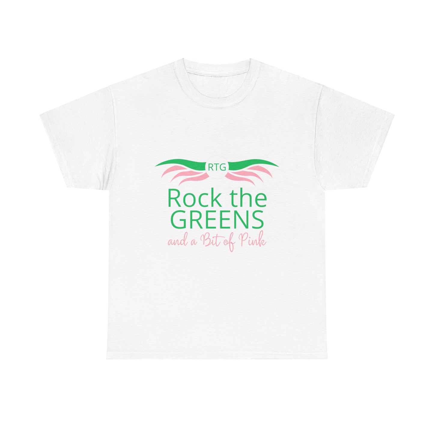 Heavy Cotton Rock the Greens and a Bit of Pink Tee