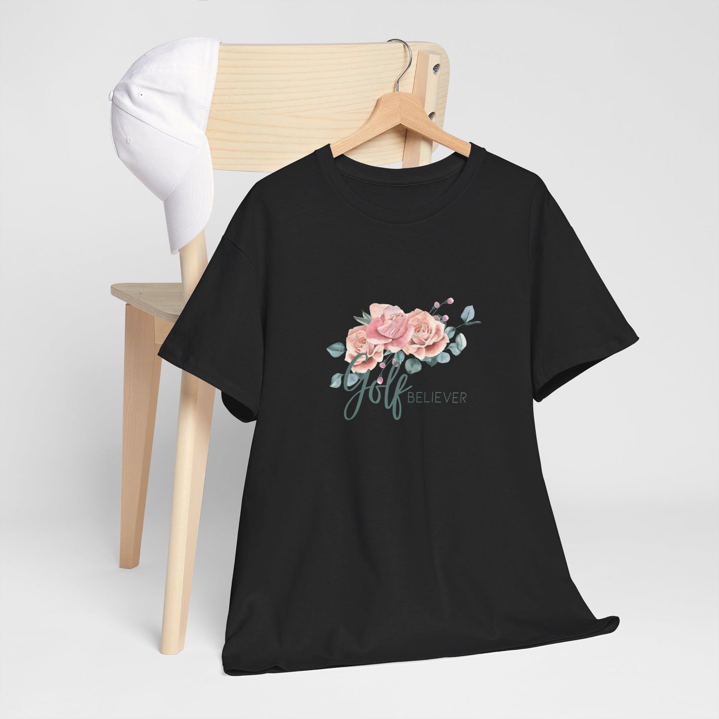 Heavy Cotton Golf Believer Tee - A Touch of Romance on the Green