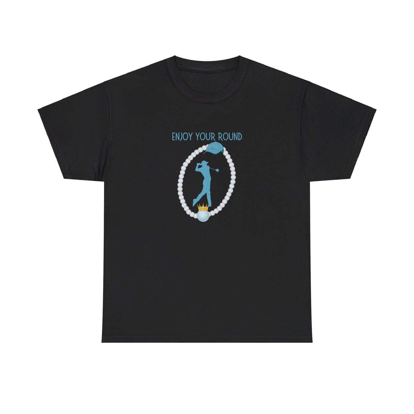 Heavy Cotton Enjoy Your Round Tee - Elevate Your Golfing Experience