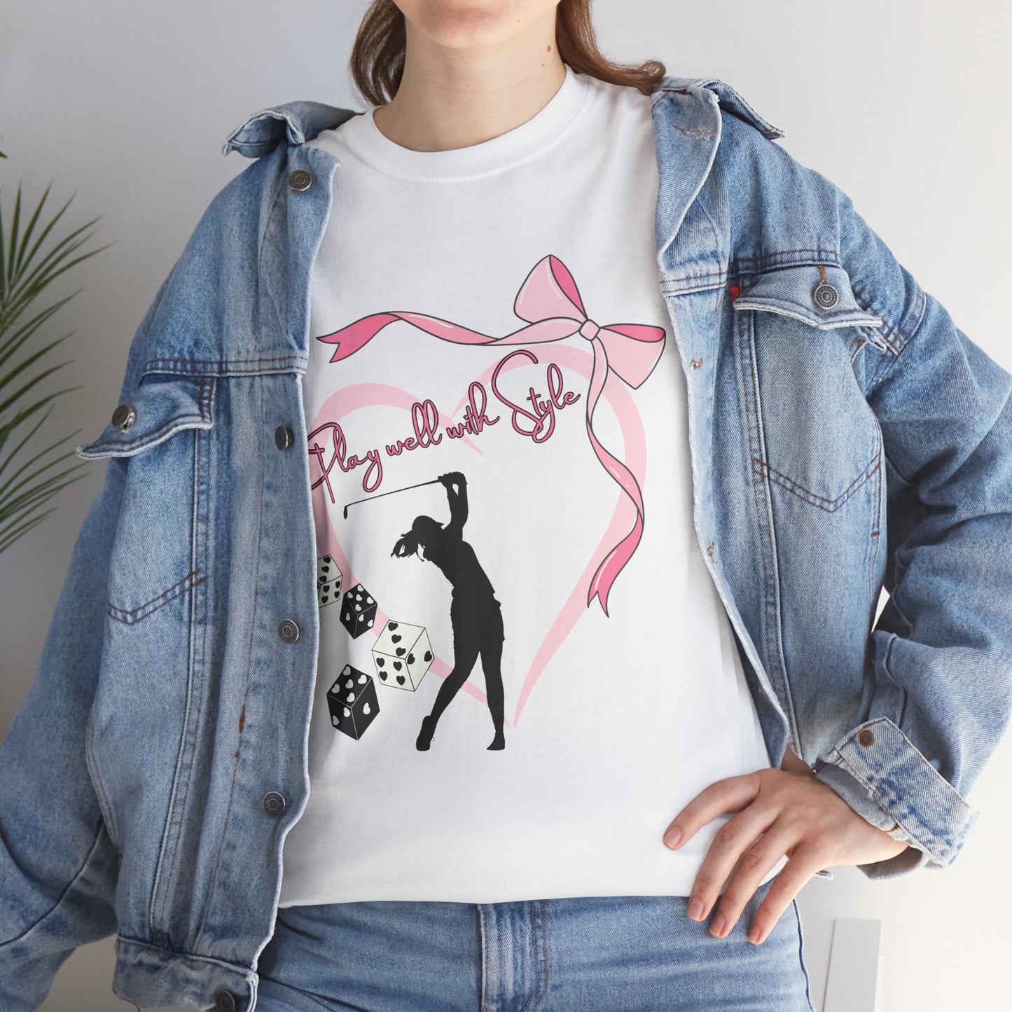 Play Well with Style Golf-themed Tee Elevate Your Game