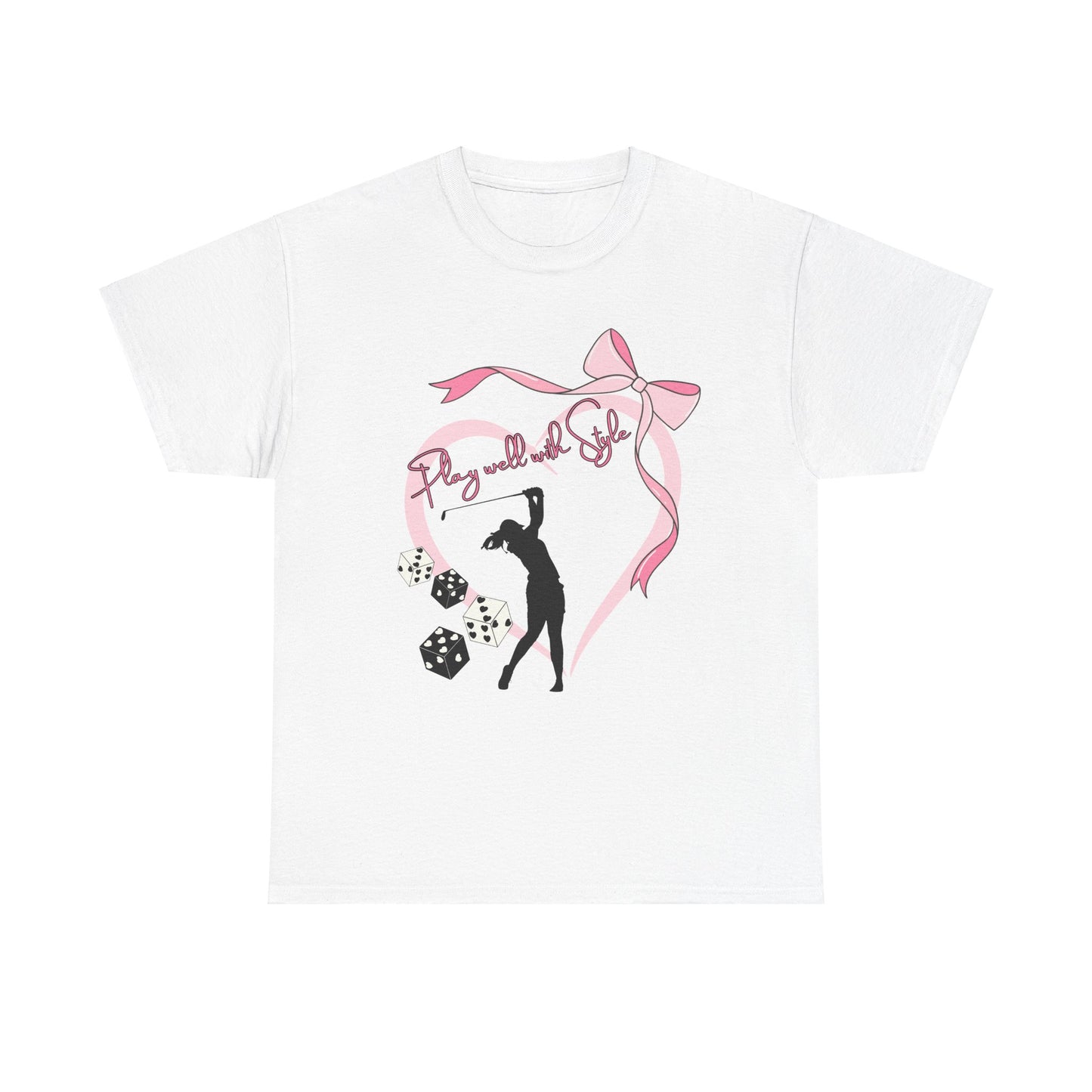 Play Well with Style Golf-themed Tee Elevate Your Game