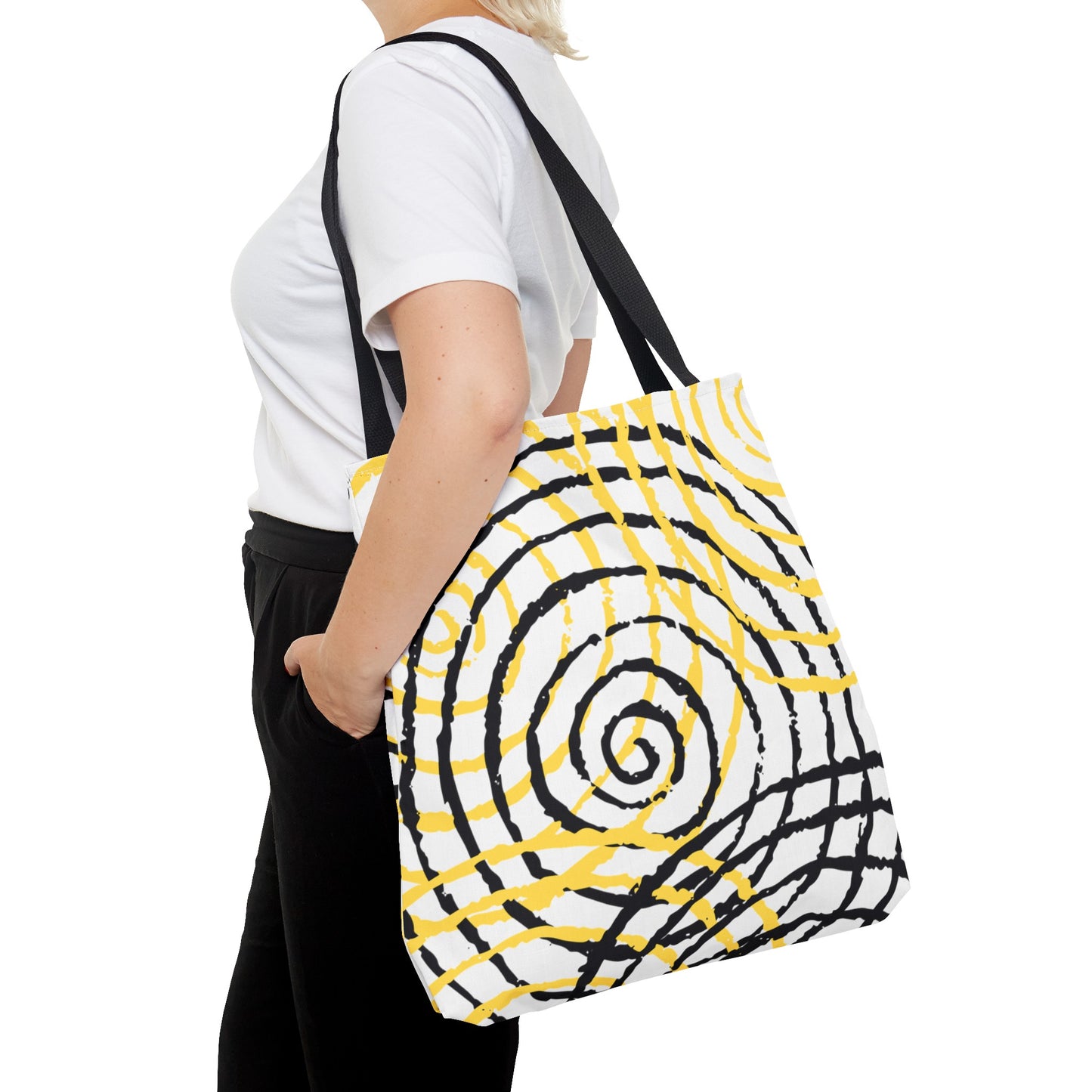 Tote Bag Spiral white - Made in USA - Free Shipping