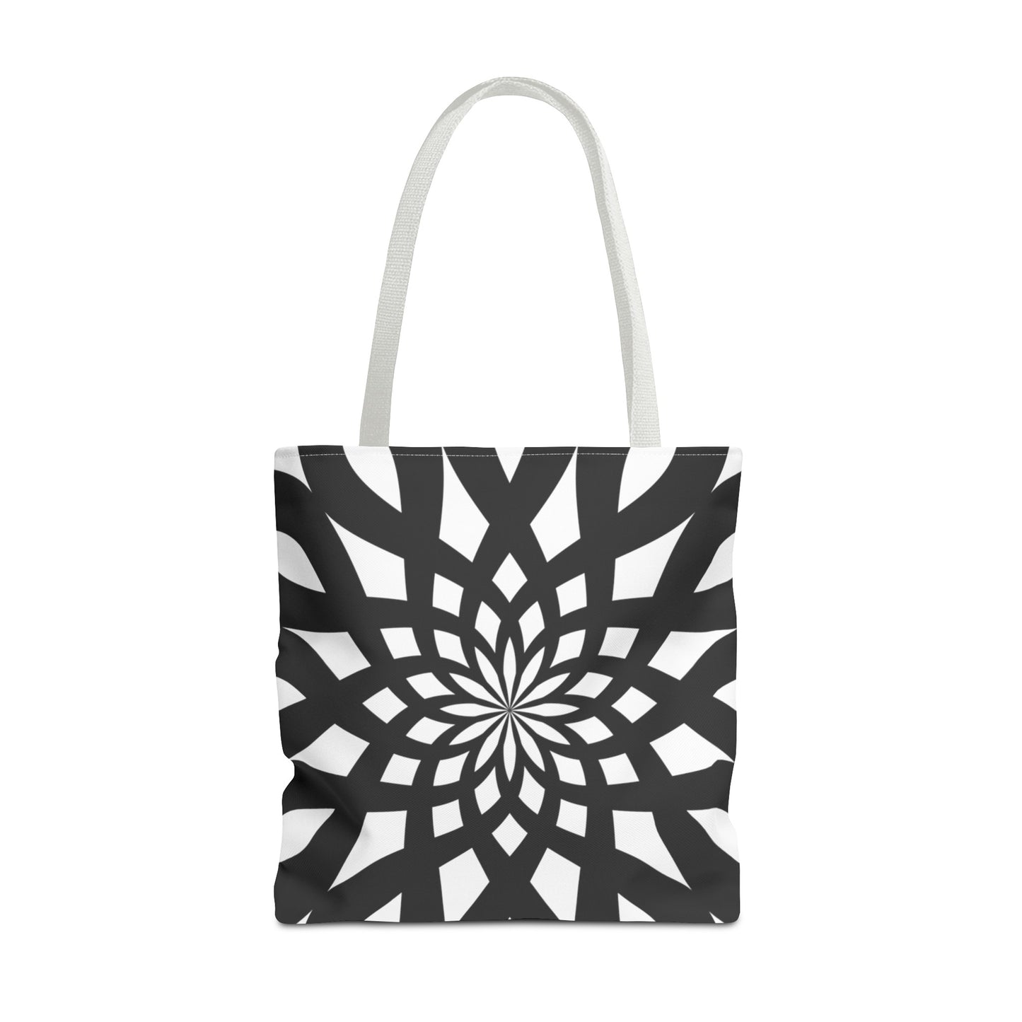 Tote Bag Mandala black-white - Made in USA - Free Shipping