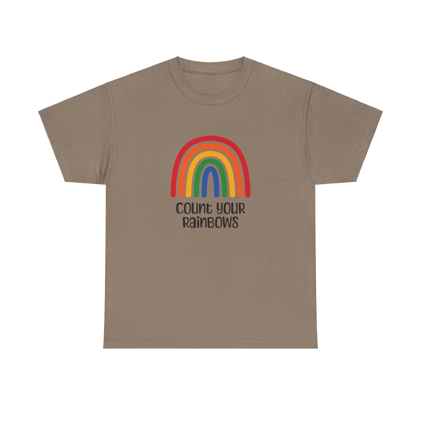 Count Your Rainbows Heavy Cotton T-Shirt