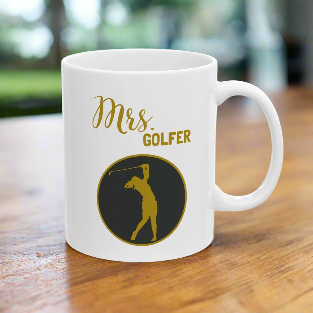 Mrs. Golfer Ceramic Mug 11 oz