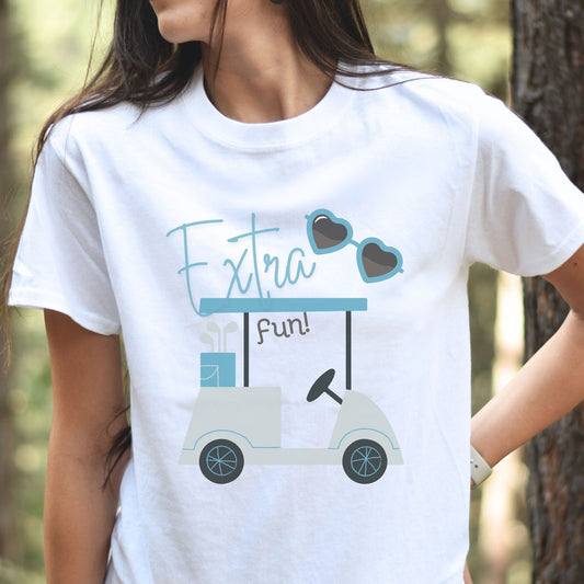 Heavy Cotton Tee - Extra Fun Blue - Made in USA - Free Shipping