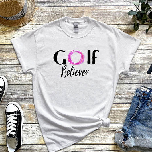 Golf Believer Heavy Cotton T-Shirt