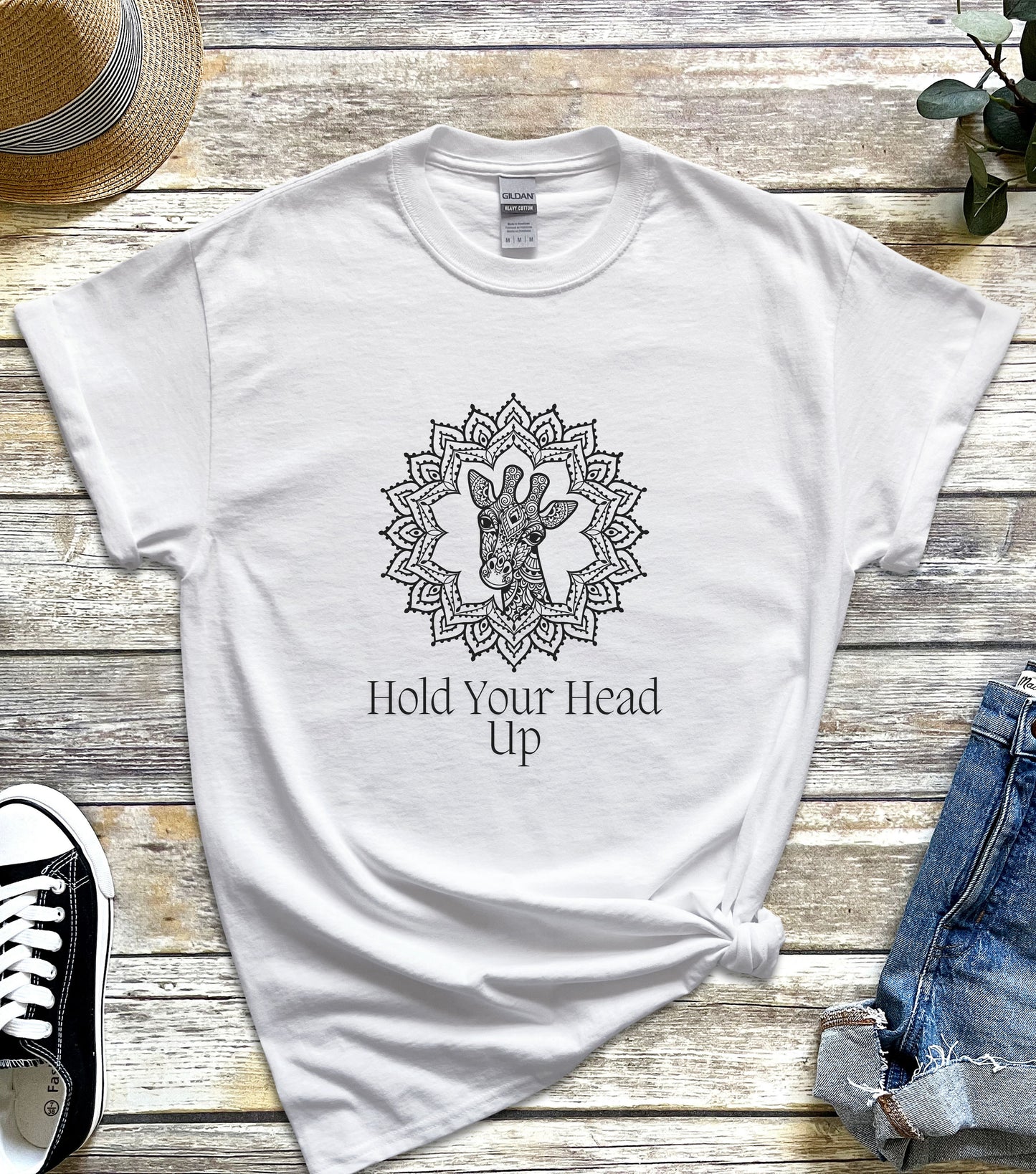 Hold Your Head Up Heavy Cotton T-Shirt