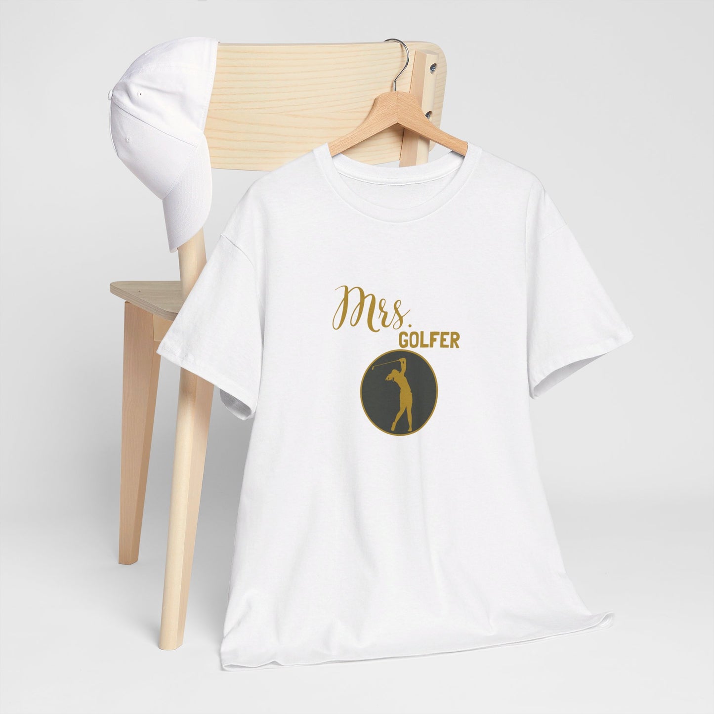 Heavy Cotton Mrs. Golfer Tee - Celebrate Love and Golf