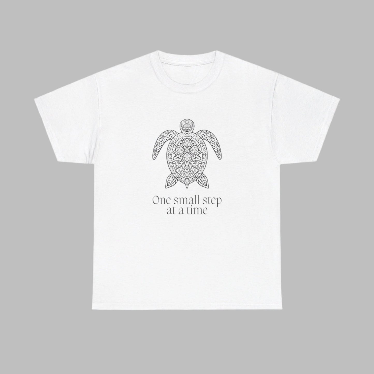 One Small Step At a Time Heavy Cotton T-Shirt