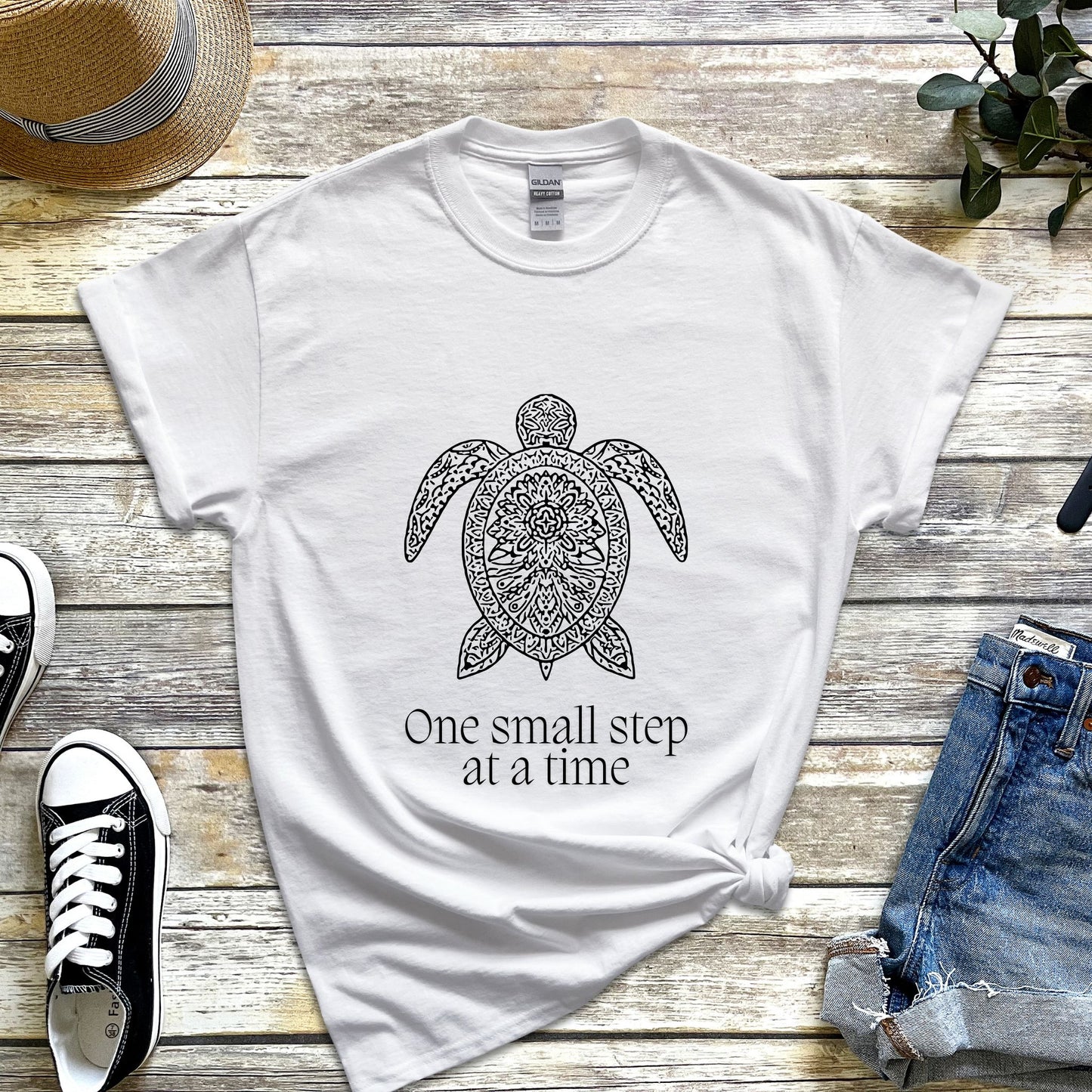 One Small Step At a Time Heavy Cotton T-Shirt