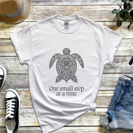 One Small Step At a Time Heavy Cotton T-Shirt