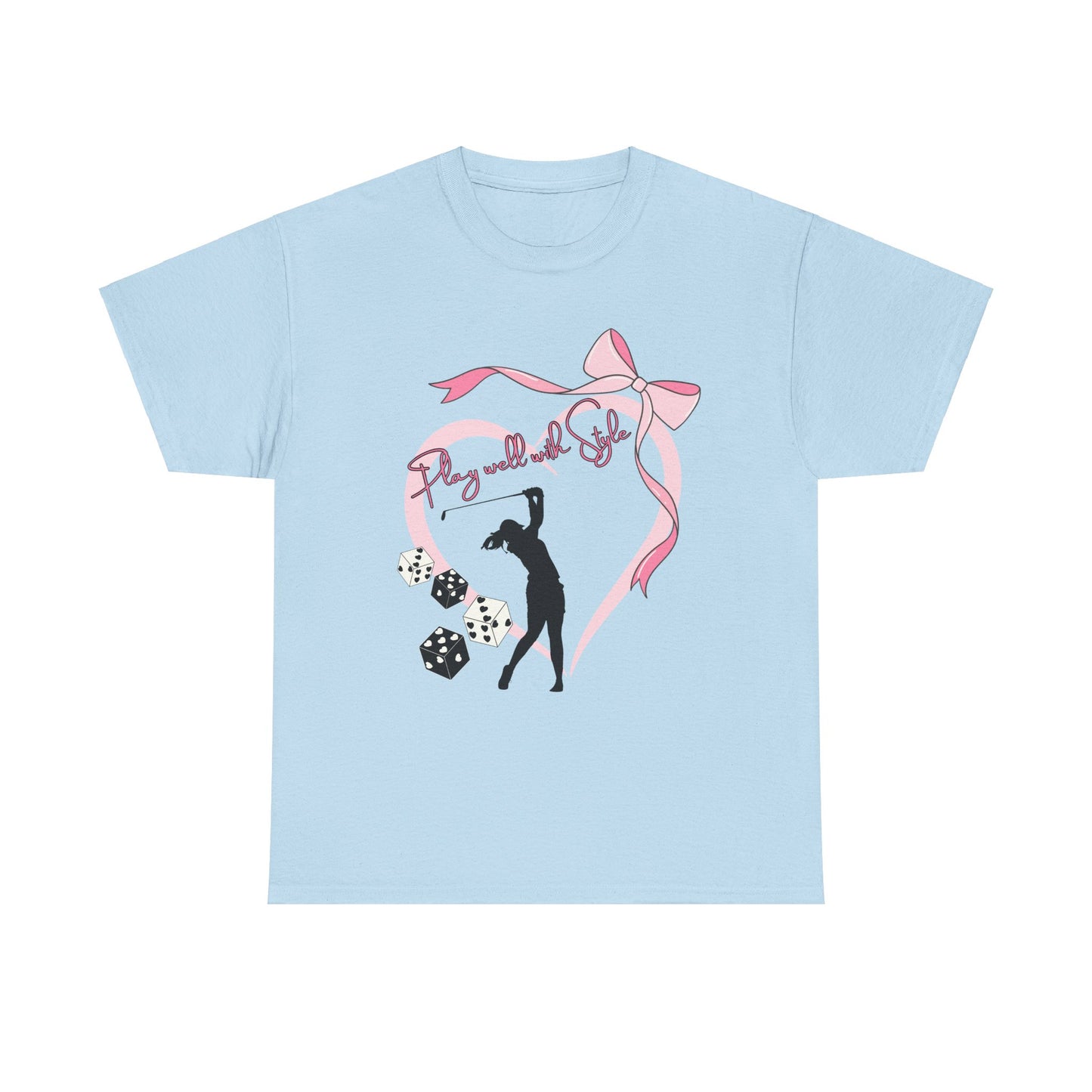 Play Well with Style Golf-themed Tee Elevate Your Game