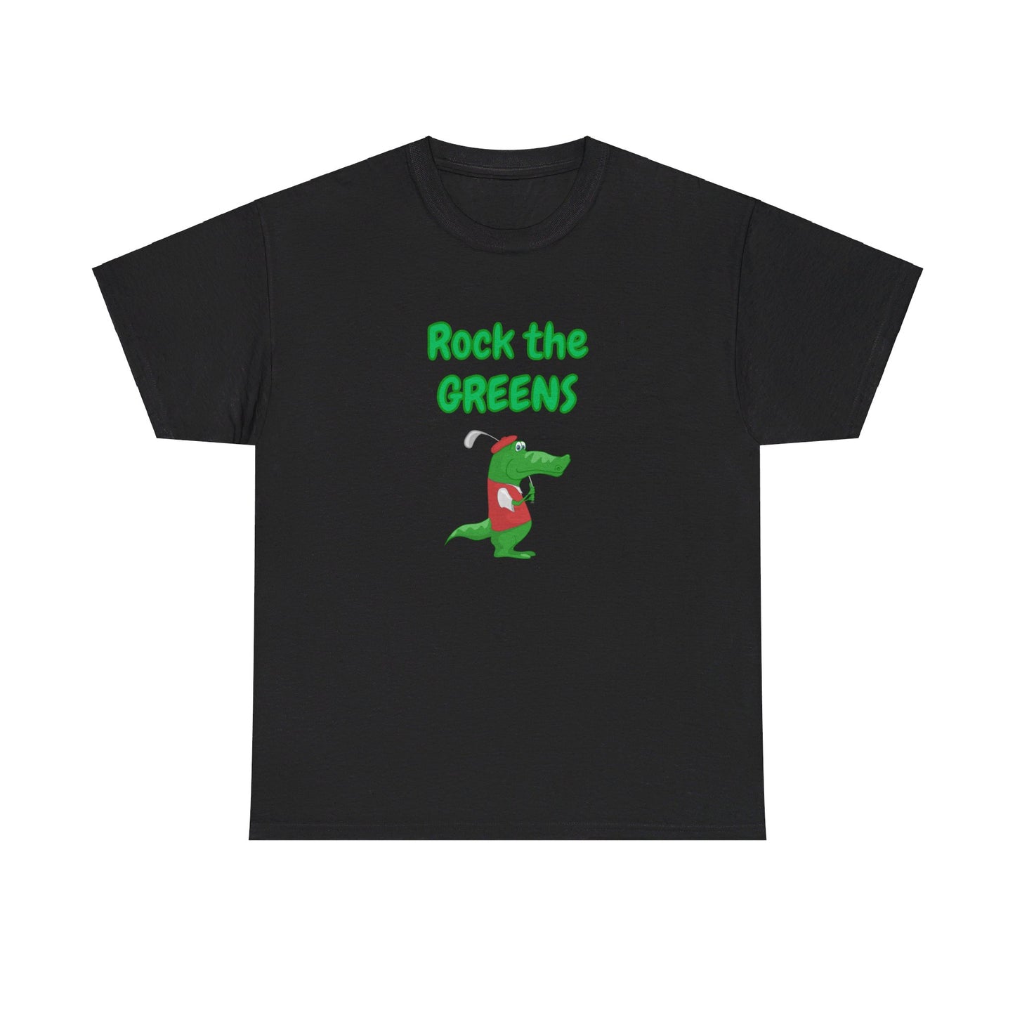 Rock The Greens Golf Tee Heavy Cotton T-Shirt
