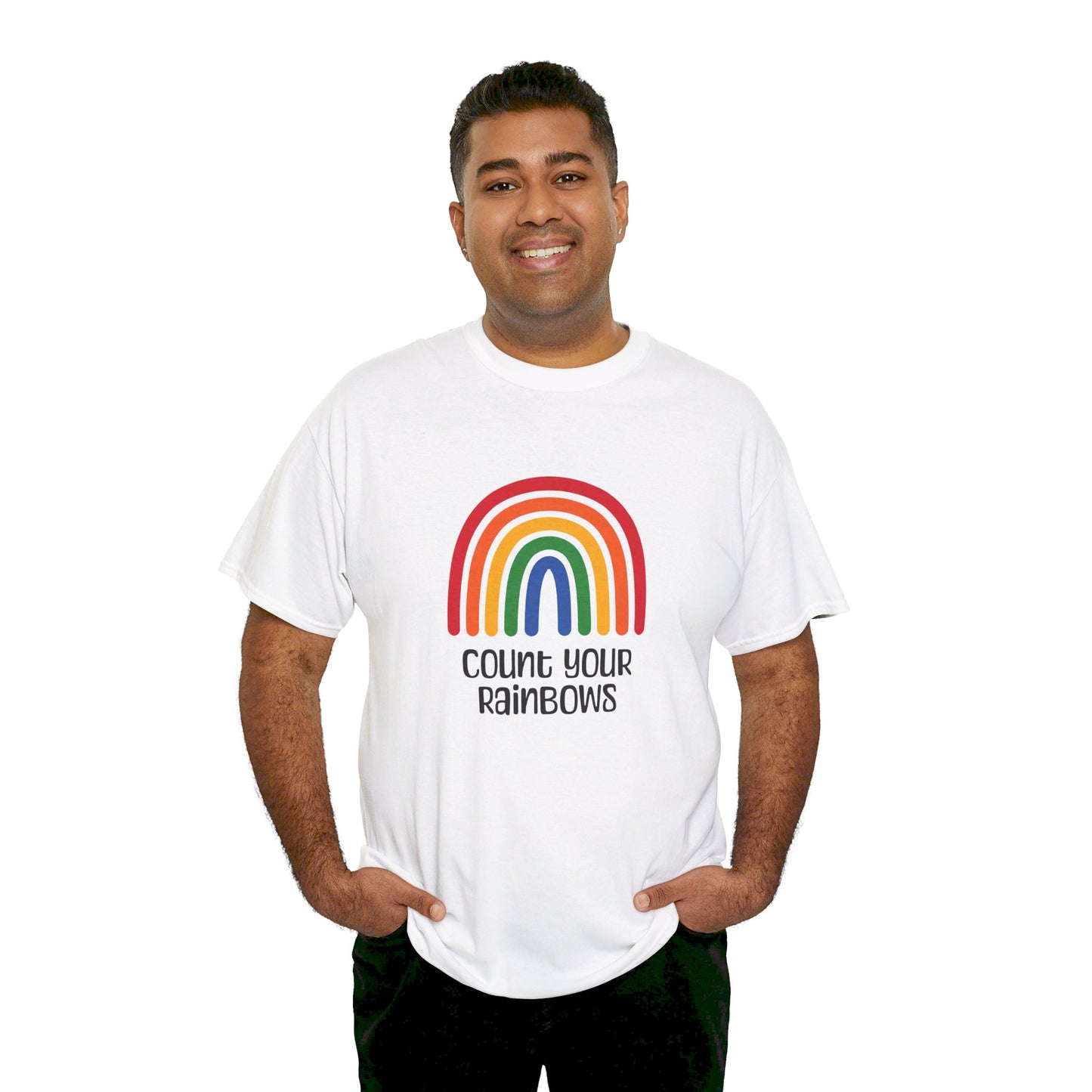 Count Your Rainbows Heavy Cotton T-Shirt