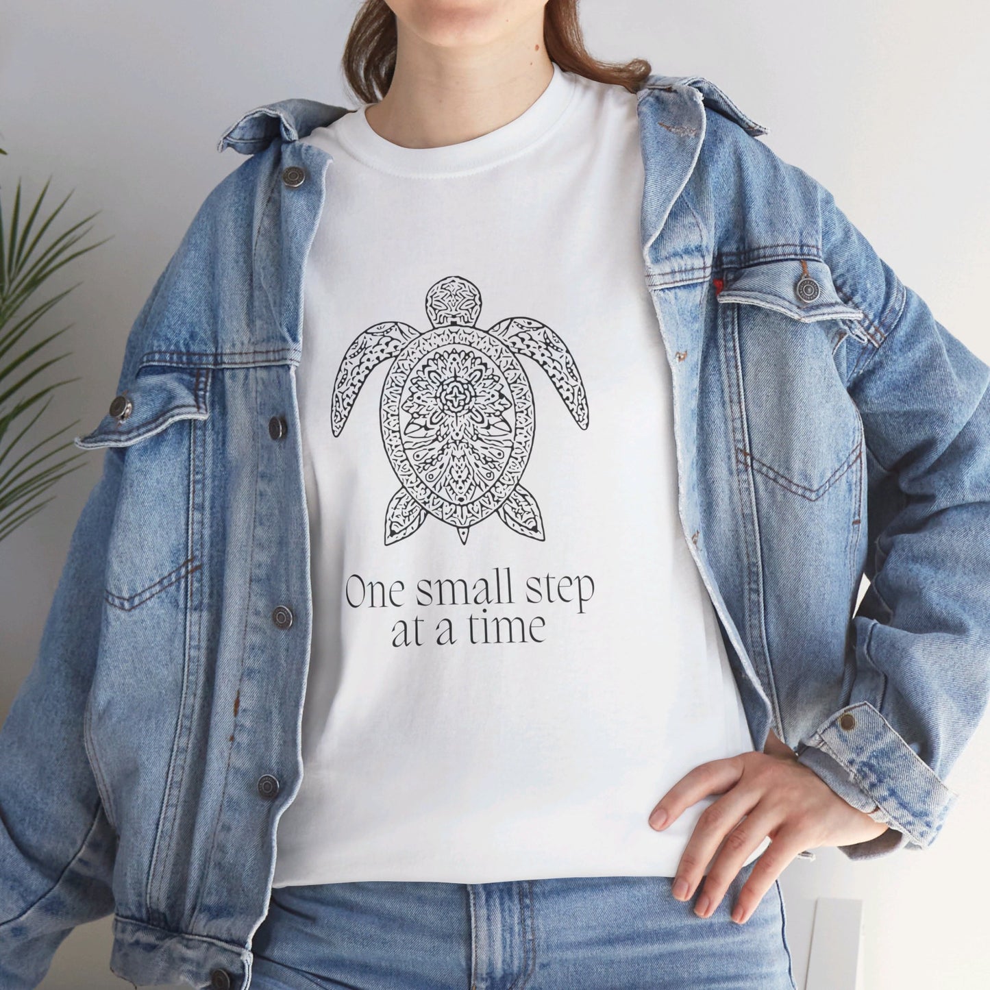 One Small Step At a Time Heavy Cotton T-Shirt