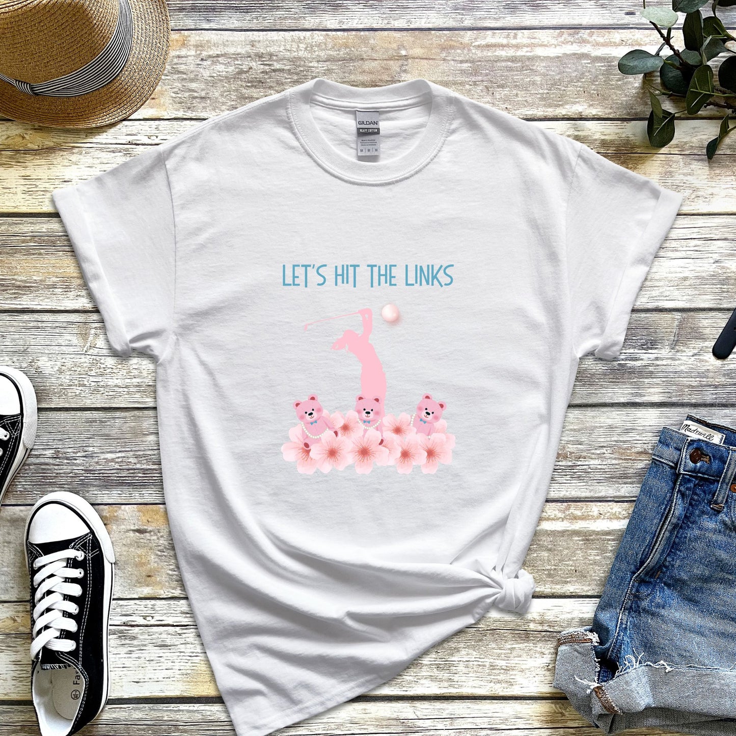 Heavy Cotton Golf Tee - Let's hit the Links