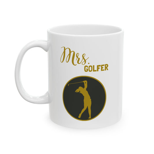 Mrs. Golfer Ceramic Mug 11 oz